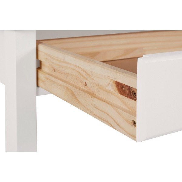 Работна маса от бял бор с рафт Gava - Støraa-image-3