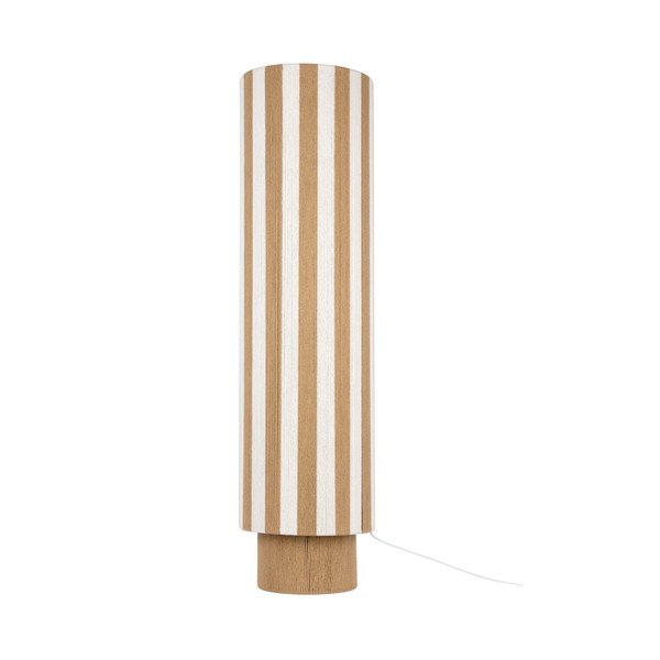 Бяла/в естествен цвят въжена подова лампа (височина 106 cm) Vienna Stripes – Leitmotiv