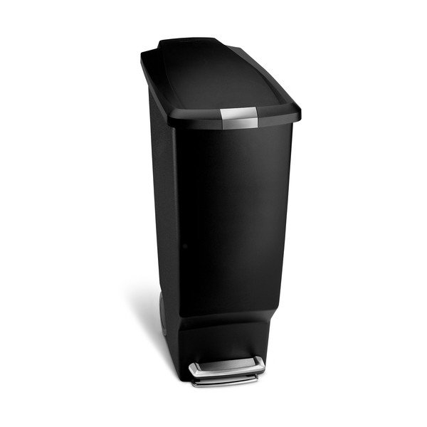 Černý pedálový koš na odpadky simplehuman Sisi, 40 l -image-2