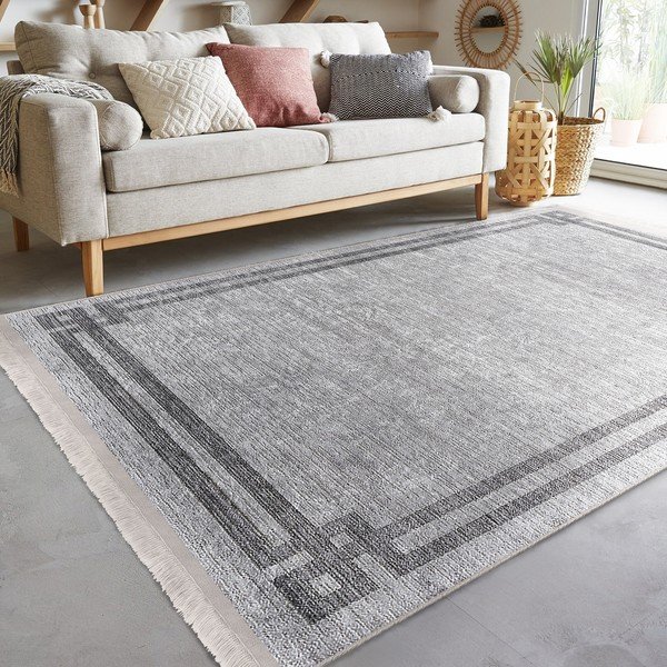 Светлосив килим 160x230 cm - Mila Home-image-2