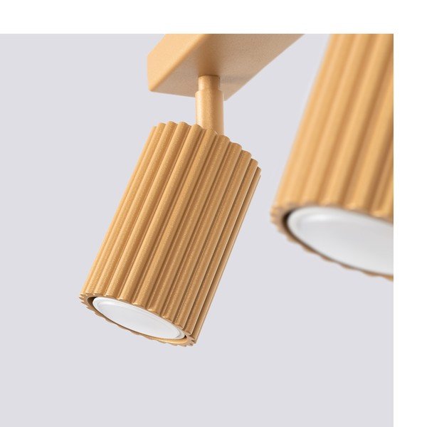 Прожектор в златист цвят 6,5x45 cm Gleam – Sollux-image-1