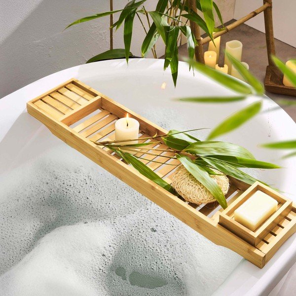 Бамбукова табла за баня 70 cm Hanoi – douceur d'intérieur-image-1