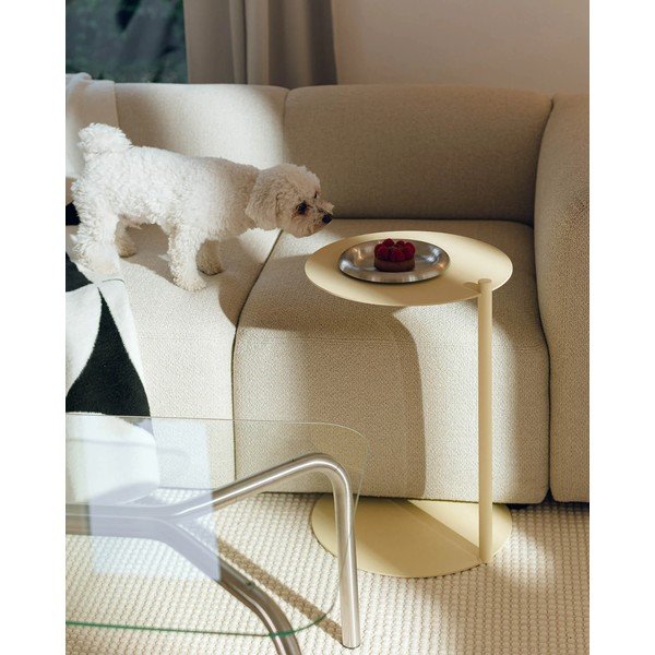 Стоманена кръгла странична масичка 41x40 cm Ande – noo.ma-image-3