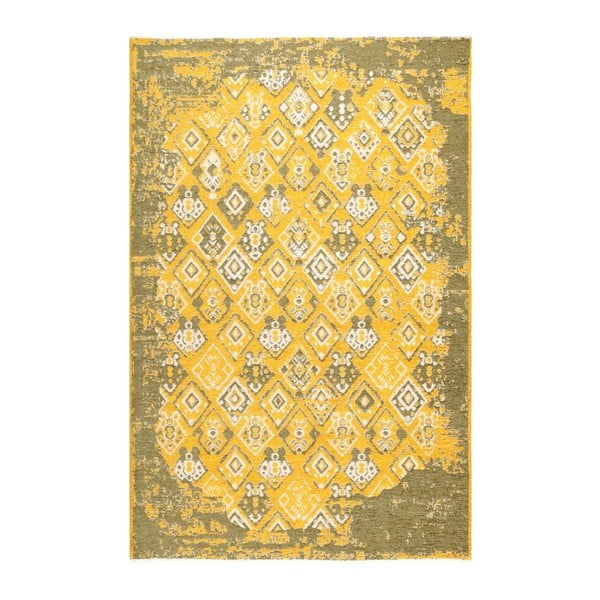 Žlutozelený oboustranný koberec Halimod Maleah, 155 x 230 cm