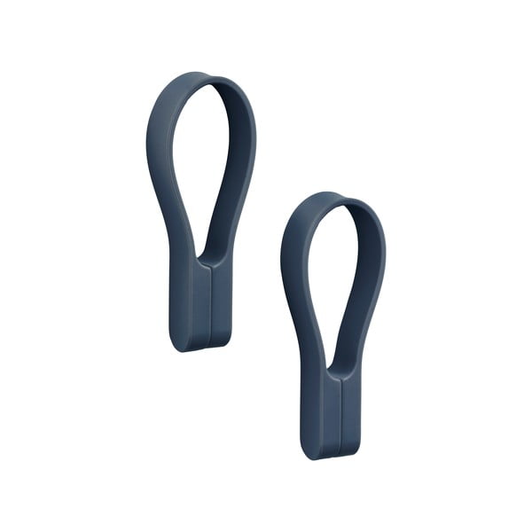 Синя силиконова примка за кърпи 2 бр. Loop – Zone