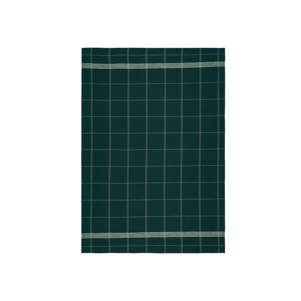 Зелена памучна кухненска кърпа Геометрична, 50 x 70 cm Minimal - Södahl