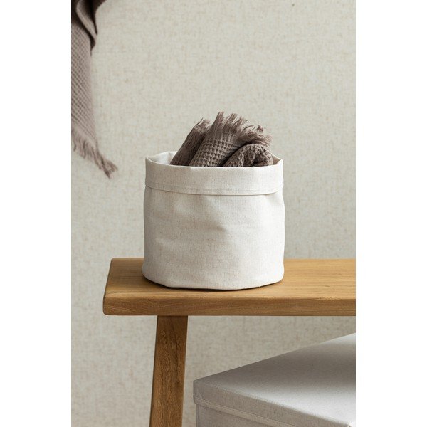 Текстилна кошница ø 20x20 cm Soft Storage Round – Bigso-image-3