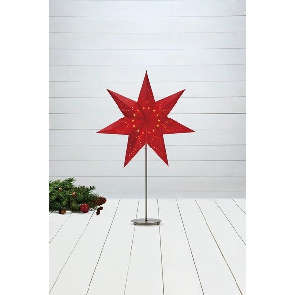 Червена коледна светлинна украса Saturnus – Markslöjd-image-1