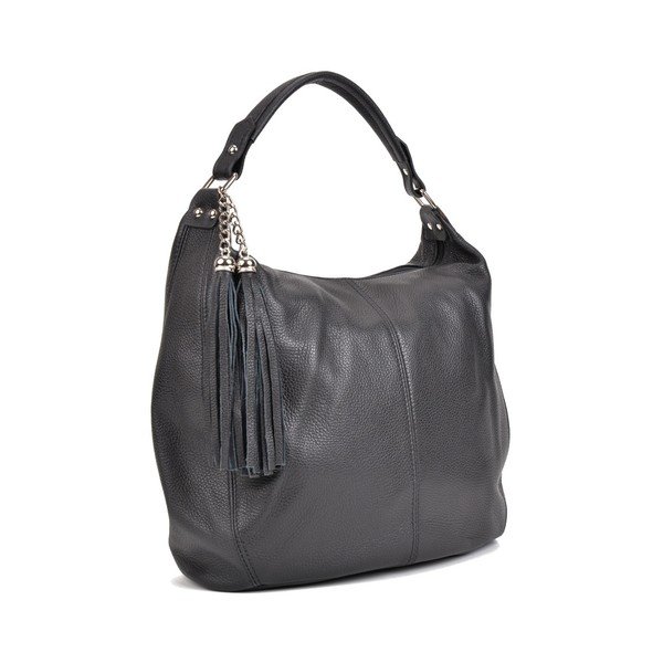 Černá kožená kabelka Sofia Cardoni Bruhna-image-1