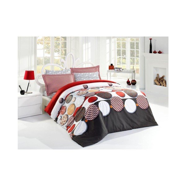 Povlečení Romance červené, 160x200 cm-image-1