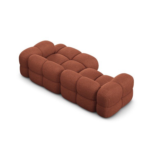 Ъглов диван в тухлен цвят (десен ъгъл) Loretto – Cosmopolitan Design-image-4