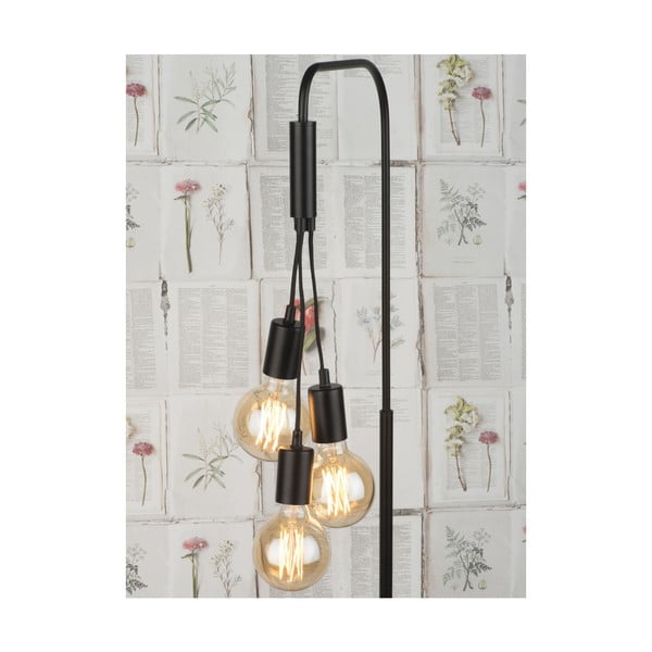 Черна свободностояща лампа с бетонна основа Oslo - it's about RoMi-image-2