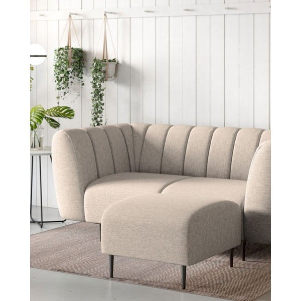 Бежова табуретка Shel – Ghado-image-1