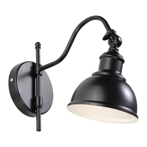 Черна стенна лампа 1 Isola - Nice Lamps