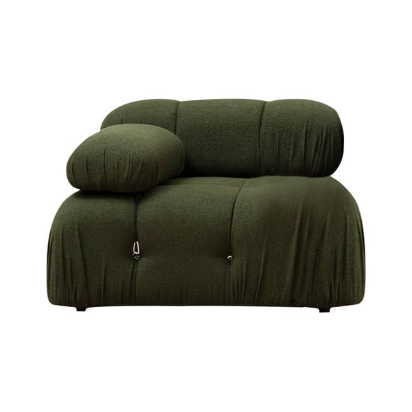 Тъмнозелен модул за диван (ляв ъгъл) Bubble – Artie