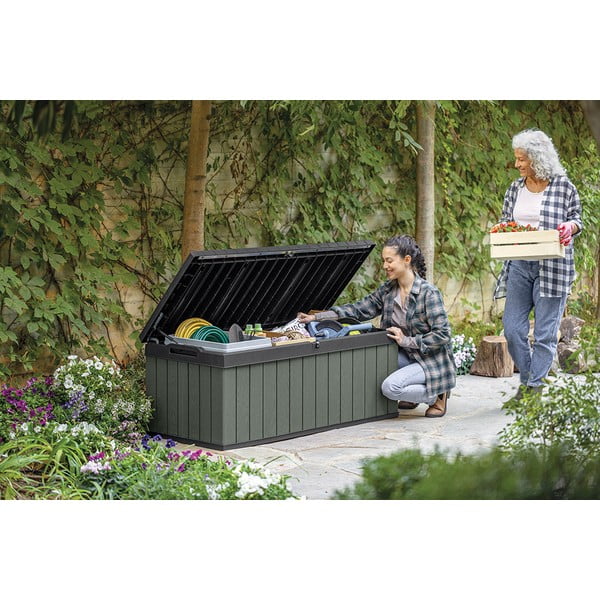 Зелена градинска кутия за съхранение Darwin – Keter-image-1