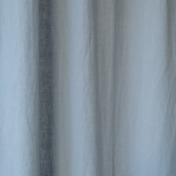 Сива ленена завеса с тунел Night Time, 250 x 140 cm - Linen Tales-image-1