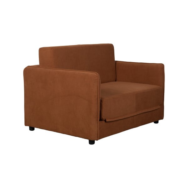 Оранжево-кафяво кресло Jopie – White Label