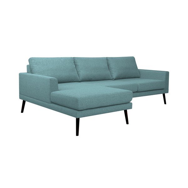 Modrá rohová pohovka Windsor & Co Sofas Rigel, levý roh-image-1