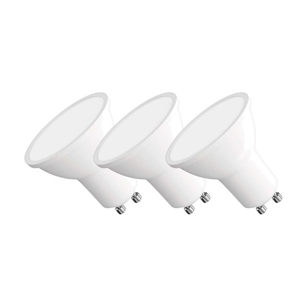 Неутрални бели LED крушки в комплект от 3 бр. GU10, 7 W – EMOS-image-2