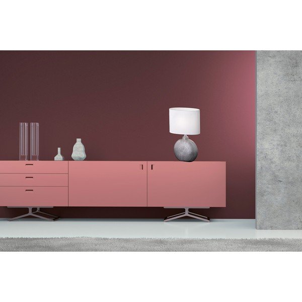 Бяла настолна лампа Foro, височина 36 cm - Fischer & Honsel-image-3