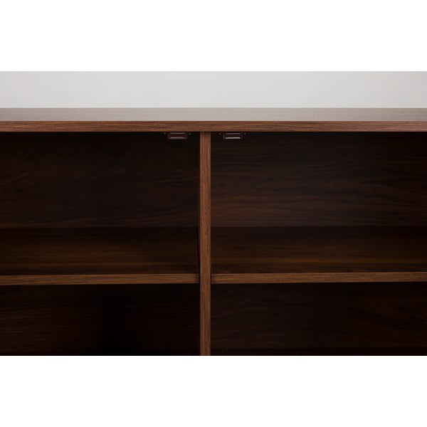 Кафяв скрин от декор от орех 110x74x40 cm Stripes – White Label-image-3