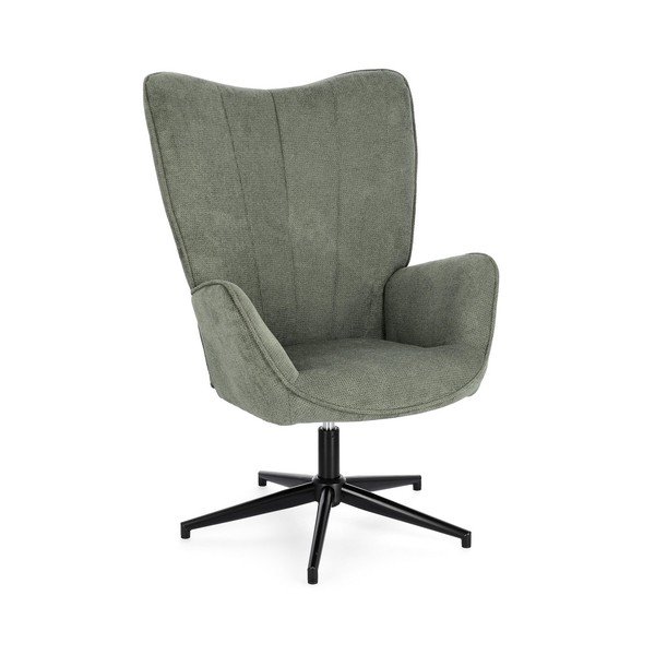 Зелено въртящо се кресло Inas – Bizzotto