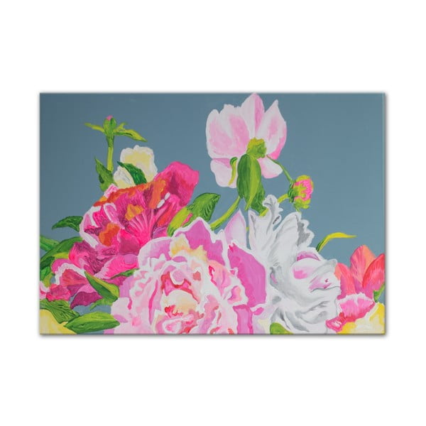 Obraz Peonies Flowers I, 50x70 cm