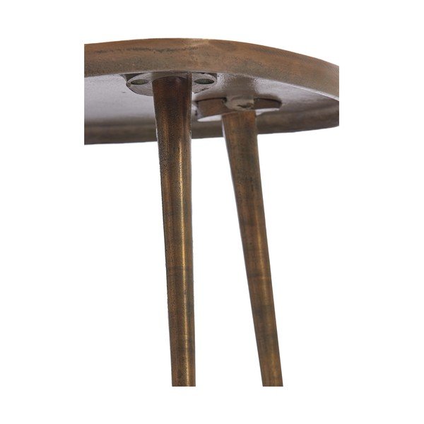 Метална масичка за кафе бронзова 53x64 cm Puno – Light & Living-image-3