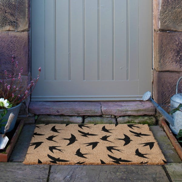 Изтривалка от кокосови влакна 40x60 cm Swallows – Artsy Doormats-image-3