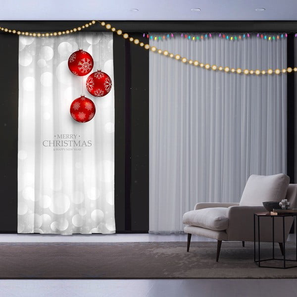 Коледна завеса Коледна украса, 140 x 260 cm - Unknown