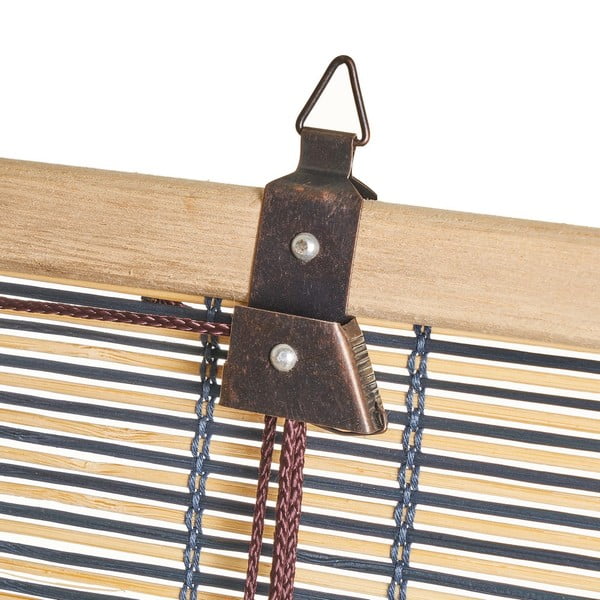 Синьо-кафява бамбукова ролетна щора 90x180 cm Natural Life - Casa Selección-image-3