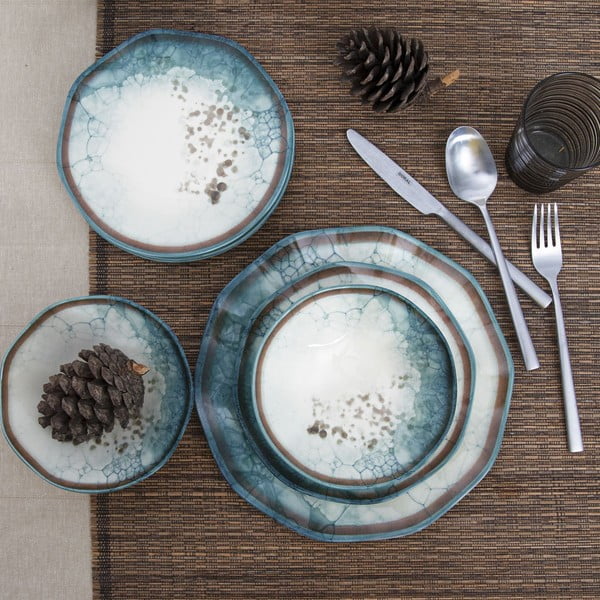 Комплект за хранене от порцелан 24 бр. - Hermia-image-1