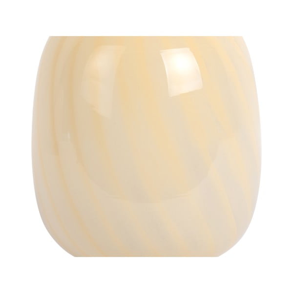 Светложълта настолна лампа със стъклен абажур (височина 20 cm) Summer Globe – Leitmotiv-image-3