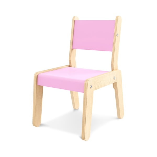 Růžová dětská židle Timoore Simple