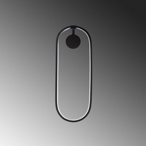 Черна LED стенна лампа Can – Opviq lights-image-1