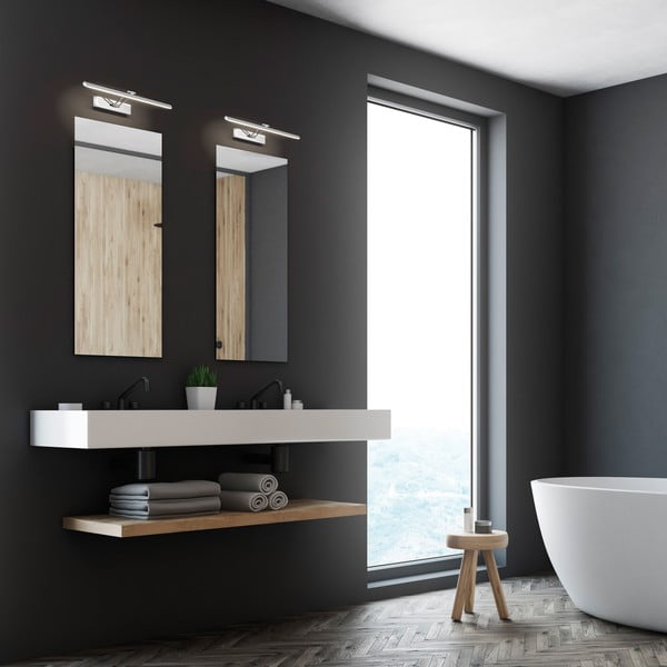 LED стенна лампа в сребристо Baabe - Fischer & Honsel-image-2