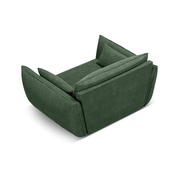 Тъмнозелен фотьойл Vanda - Mazzini Sofas-image-3
