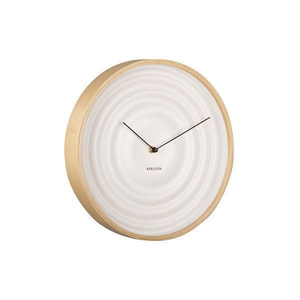 Бял стенен часовник Ribble, ø 31 cm - Karlsson-image-2