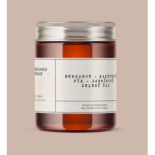 Свещ от соев восък с време на горене 40 h #46 Bergamot & Jasmine – Perfumed Prague