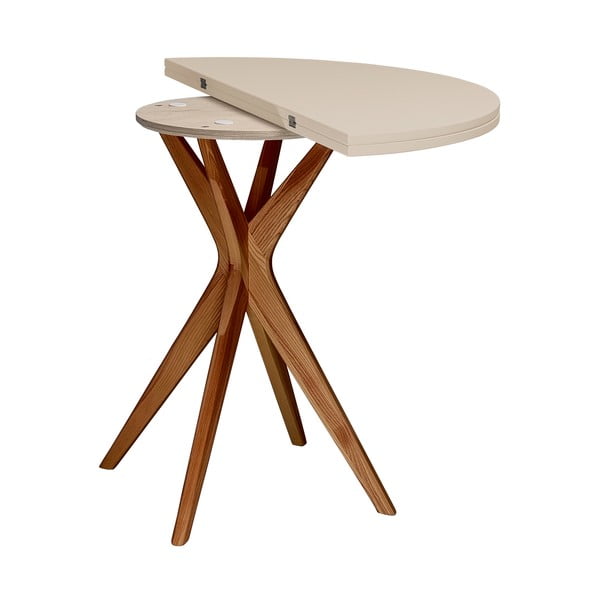 Кръгла сгъваема трапезна маса 45x90 cm Jubi – Ragaba-image-3