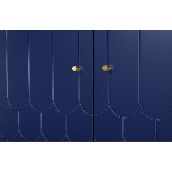 Тъмносин гардероб 80x190 cm Lia - Woodman-image-1