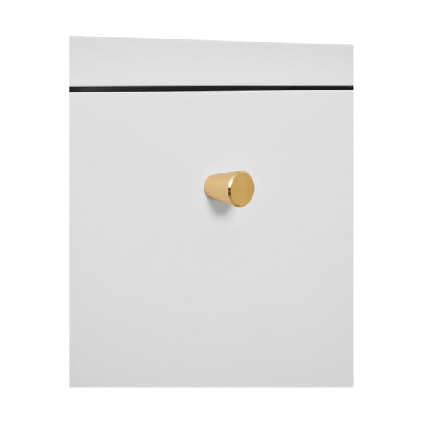 Бяло метално нощно шкафче Dalby – House Nordic-image-4