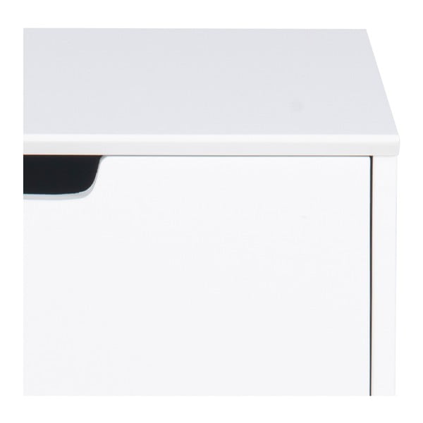 Бяло нощно шкафче Mitra - Actona-image-3