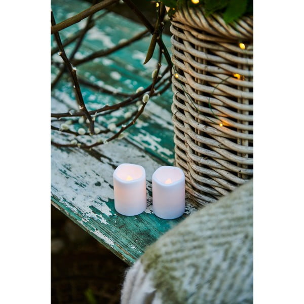 Бяли външни светлинни декорации в комплект от 2 Storm Mini - Sirius-image-3