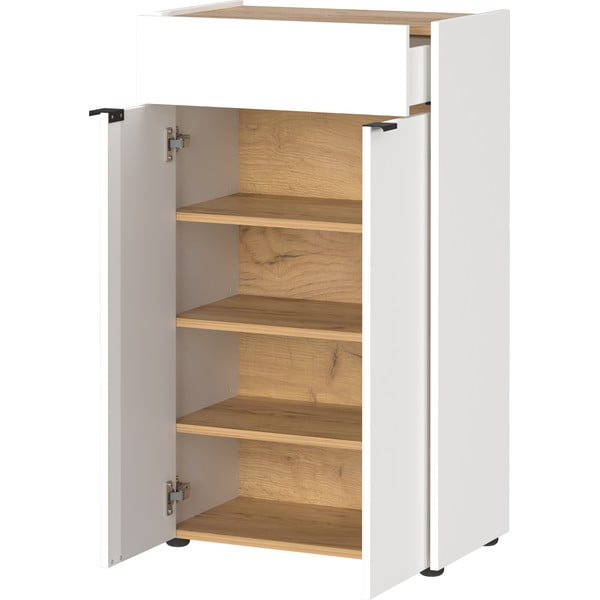 Бял висок шкаф за баня 60x98 cm Forano – Germania-image-2