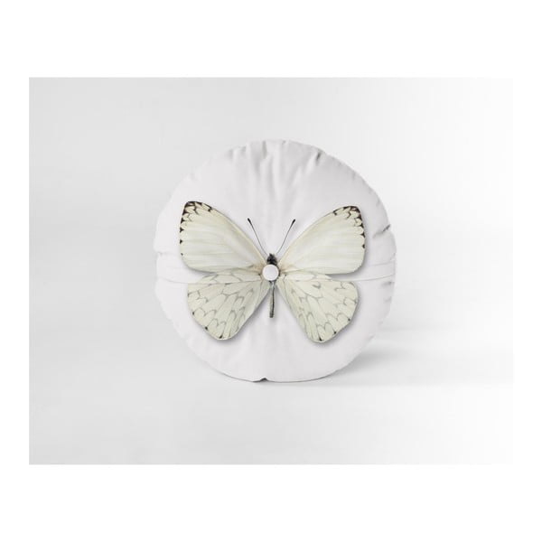 Кадифена възглавница Пеперуда, ⌀ 45 cm - Velvet Atelier