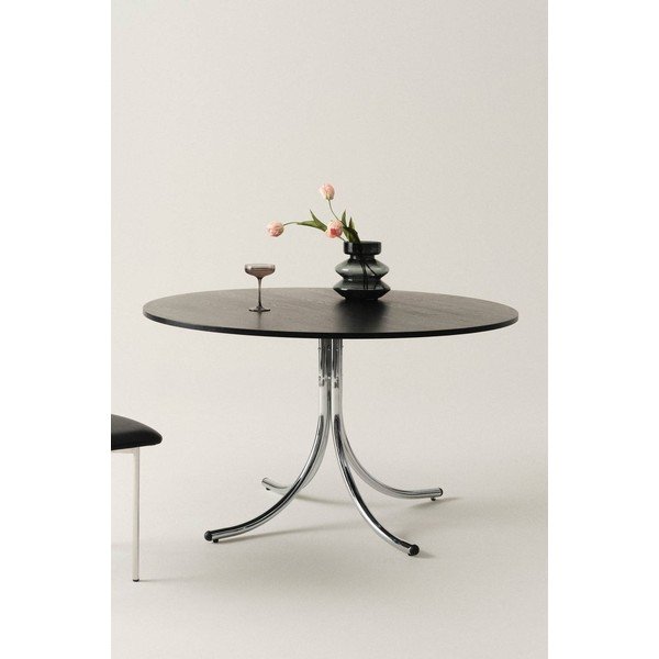 Метална кръгла трапезна маса ø 130 cm Chipley – Jotex-image-2