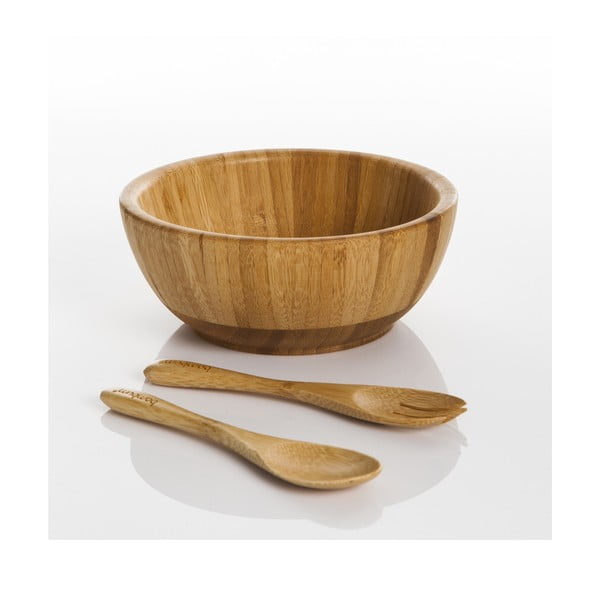 Комплект бамбукови чинии и прибори за хранене Babilo - Bambum