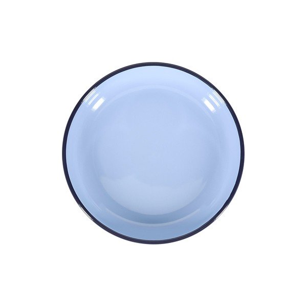 Синя супена глинена чиния ø 21 cm Duo – ONA-image-3